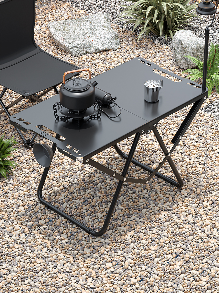 野餐茶桌轻量化露营旅行车载摆摊桌椅套装户外战术桌多功能折叠桌