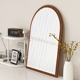 家用中古拱形化妆台镜子女生卧室化妆镜可立壁挂学生宿舍办公室镜