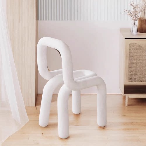 高级感章鱼梳妆椅家用舒适靠背椅