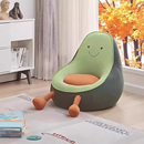 沙发儿童卡通牛油果座椅客厅休闲懒人沙发卧室儿童阅读靠背小沙发