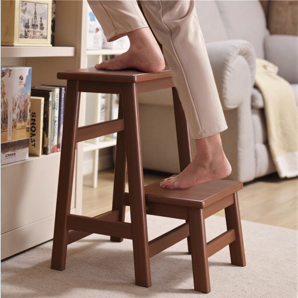 实木梯凳椅子凳子多功能两用折叠