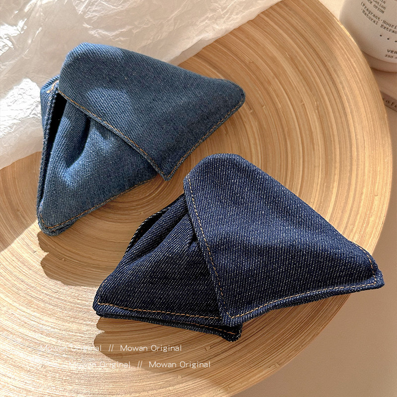 简约牛仔后脑勺鲨鱼夹