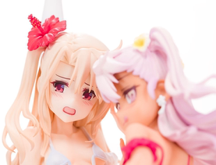 正版 角川 魔法少女 伊莉雅 克洛伊 小黑 比基尼 泳装 手办