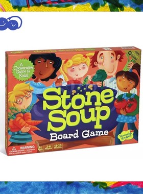 peaceable kingdom石头汤儿童益智桌游记忆力团队合作游戏5岁亲子