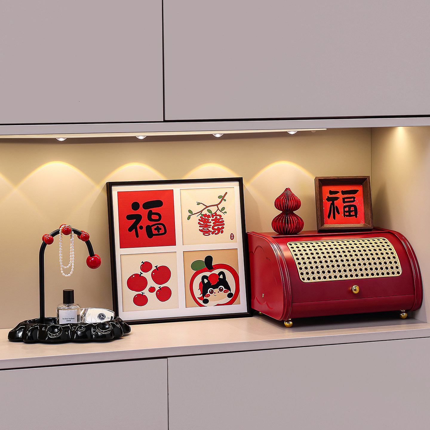 2026新年摆件乔迁之喜装饰新居氛围布置搬家入宅仪式用品礼物全套