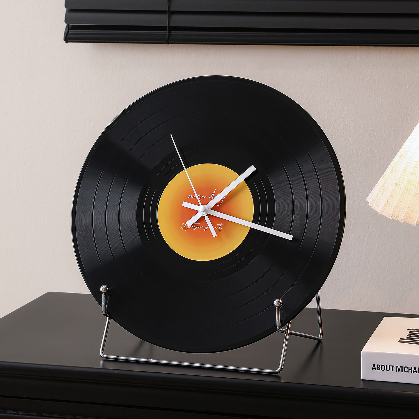 创意时钟摆件意式极简高级感小众