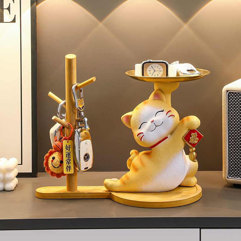 钥匙收纳玄关装饰品摆件入户门口