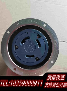 全新库存明宫americandenki三相电插头100A25需询价