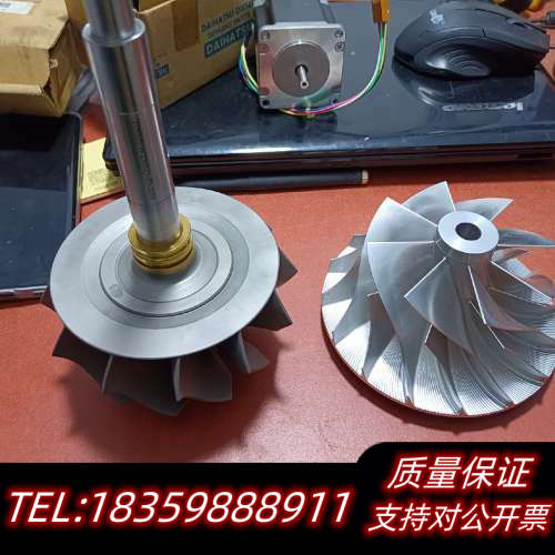 RH133增压器国产转子轴，叶轮，轴上轻微锈点，两个件一起3议价