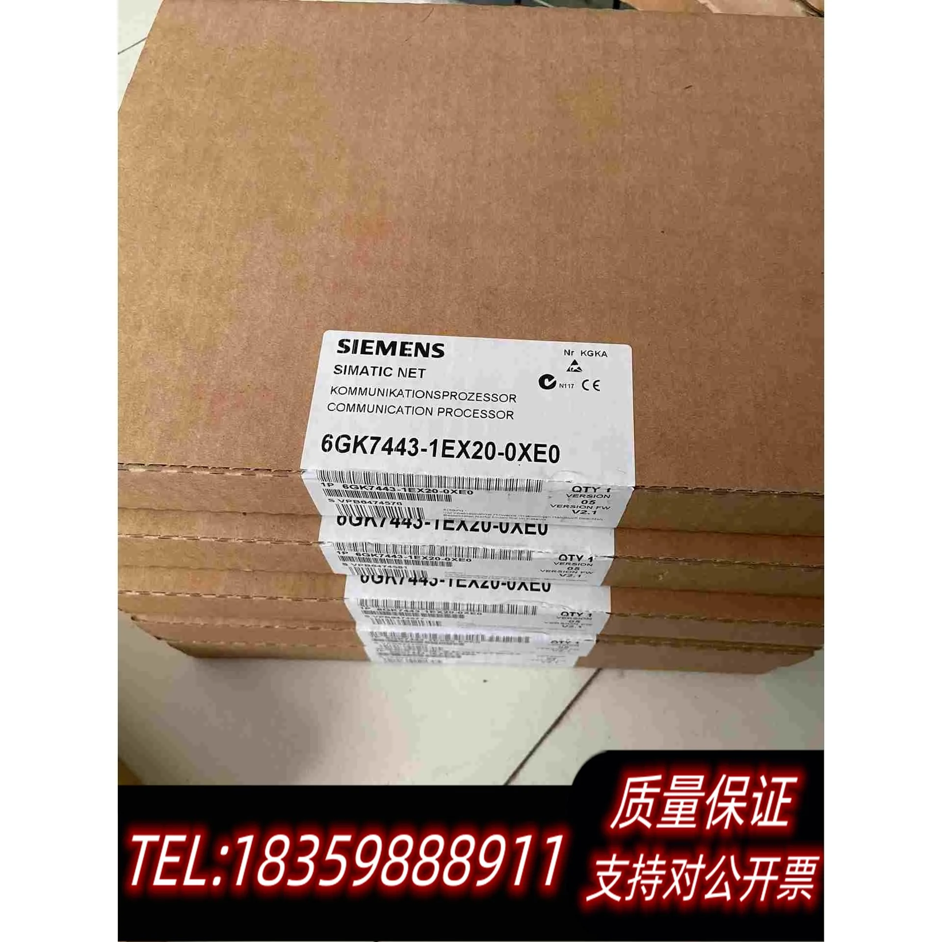 全新库存6GK7443-1EX20-0XE0原标。需询价