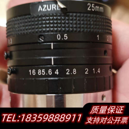 AZURE 25mm 1:1.4 2/3”工业镜头，议价