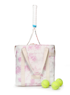 PARFOISTENNIS网球托特包印花轻便手提单肩大容量耐磨帆布内防水