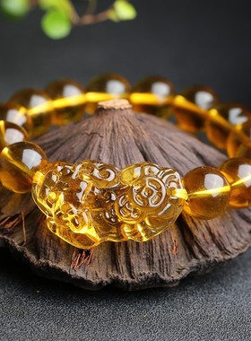 小众天然情侣抖音同款貔貅手链