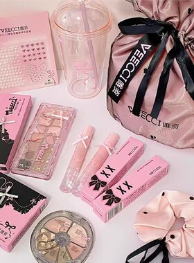 唯资礼盒甜辣少女口红眼影套盒