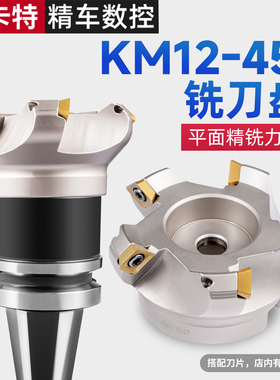 45度铣刀盘刀盘加工中心刀具立铣刀合金木工铣刀钨钢1204铣刀片