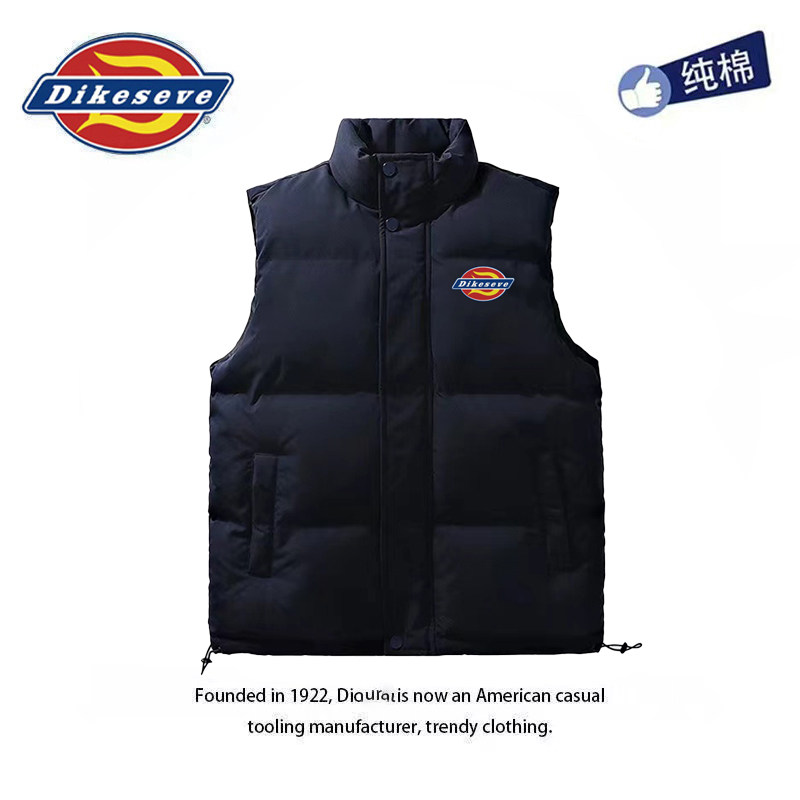 2025新款帝客迪克斯正品马甲秋冬男女潮牌ins美式logo无袖外套潮,男装,常规马甲,淘宝优惠券,粉丝福利购,淘宝优惠卷