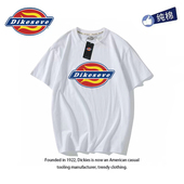 重磅t恤男女潮牌ins纯棉logo印花情侣夏季 2025新款 帝客迪克斯短袖