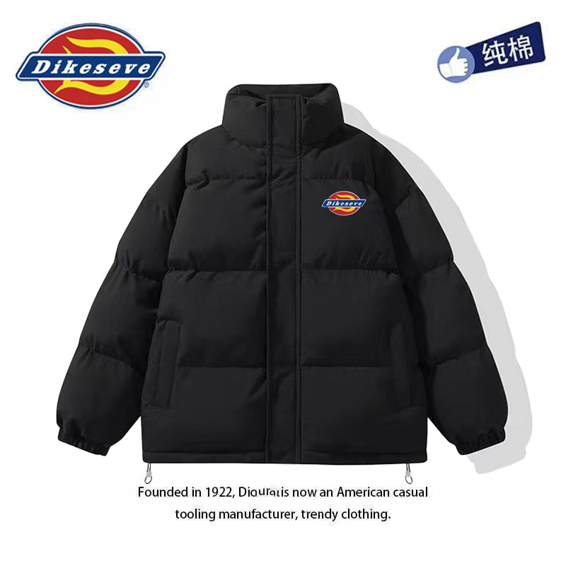 帝客迪克斯正品潮牌立领棉服男女情侣冬季新款保暖加厚面包服棉衣