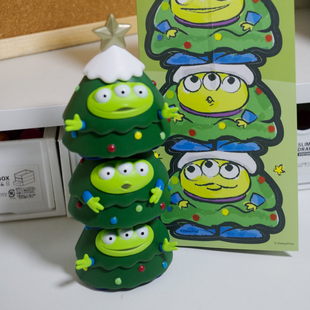 三眼仔圣诞树公仔摆件手办模型玩具总动员叠叠toystory人偶三眼怪
