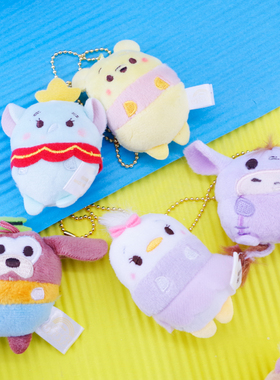 米奇妙妙屋挂件绳 TSUM卡通可爱Q版毛绒玩具包包挂饰米奇米妮小号