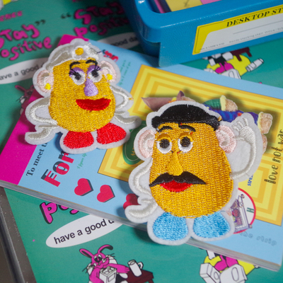 玩具总动员土豆先生太太别针布贴胸针徽章弹头toystory三眼仔装饰