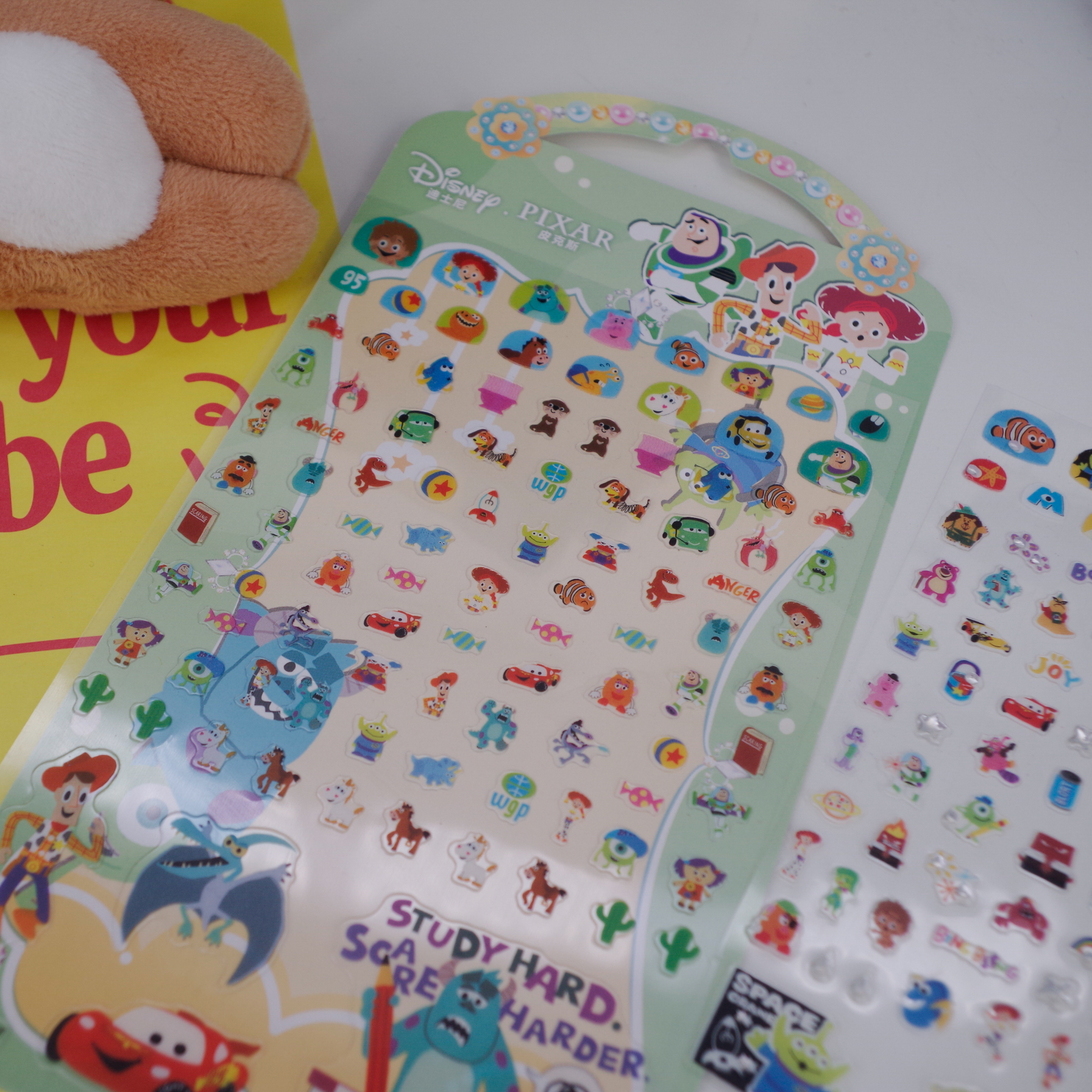 玩具总动员贴纸指甲贴PVC手账DIY贴画TOYSTORY胡迪美甲防水装饰