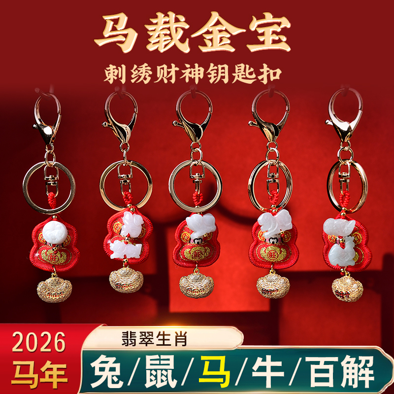 麦玲玲吉庆堂生肖钥匙扣