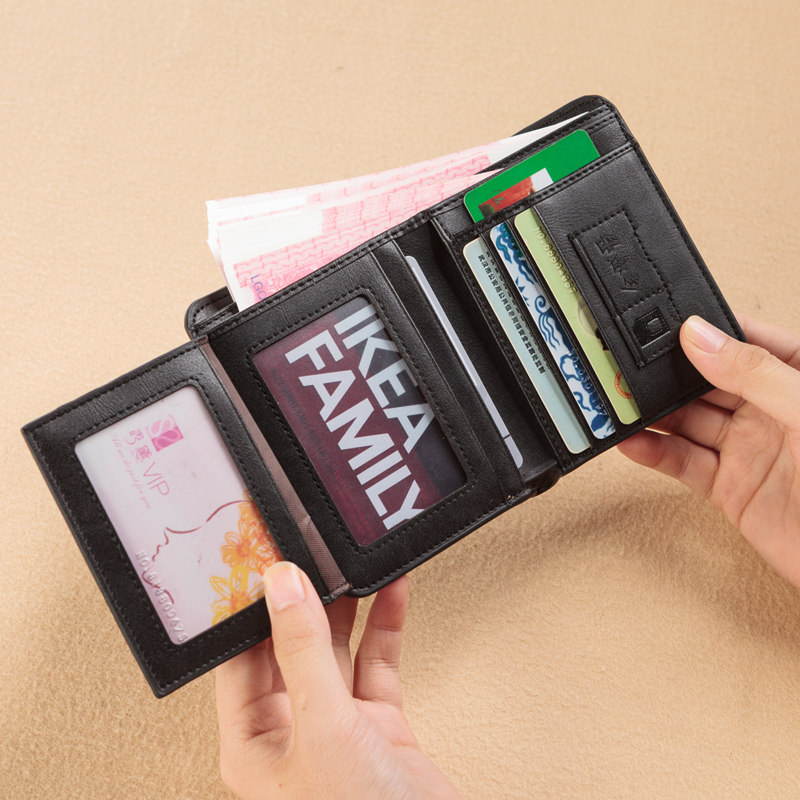 钱包男潮牌短款驾驶证学生大容量多功能小钱包时尚皮夹简约韩版在类目 箱包皮具/热销女包/男包, 钱包中 - 来自Buy2taobao.com提供专业的淘宝代购服务