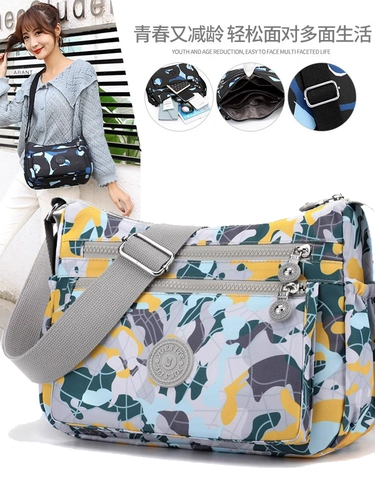 Нейлоновая водонепроницаемая сумка на одно плечо для отдыха, сумка через плечо, шоппер, ткань оксфорд