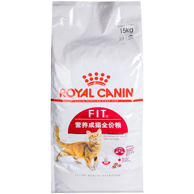 姜露宠物皇冠信誉 皇家猫粮F32营养成猫粮15kg适用1岁以上猫咪