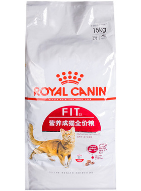姜露宠物皇冠信誉 皇家猫粮F32营养成猫粮15kg适用1岁以上猫咪