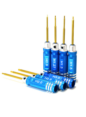 高速钢内六角板手螺丝起子批头LCH0.91.5 2小方便公制高强度工具