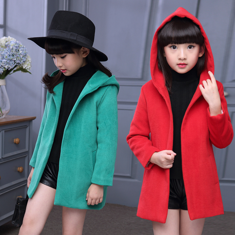 Manteau pour fille en de laine - Ref 2162103 Image 1