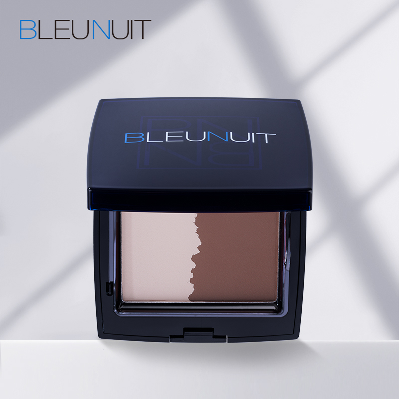 BLEUNUIT/ÉîÀ¶²Ê×±Èá¹âËÜÑÕ˫ɫÐÞÈݱý·ÛÅÌ ¸ß¹âÒõÓ° ±ÇÓ° ´óµØÉ«