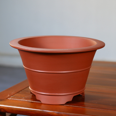 神力紫砂花盆特大号盆景盆黄杨罗汉松花盆老桩种树盆多肉陶瓷花盆