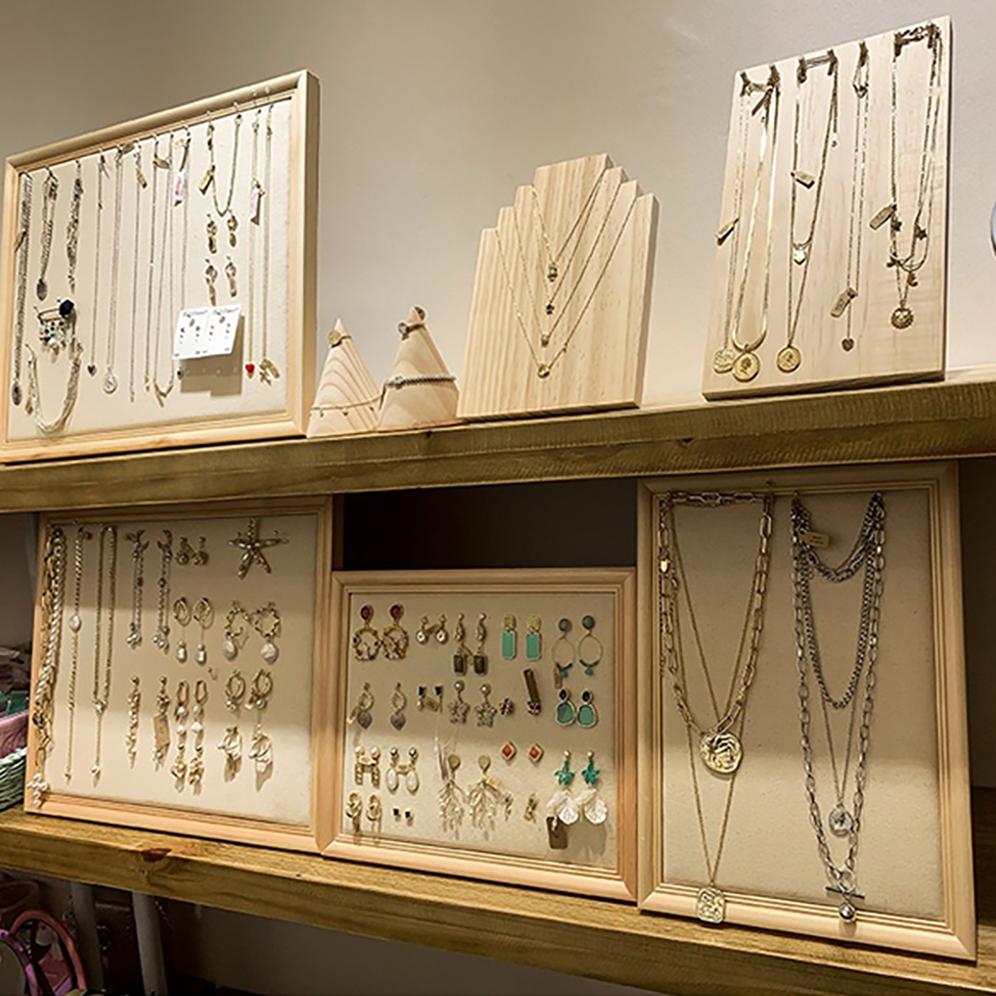 相框首饰品架子耳钉环珠宝