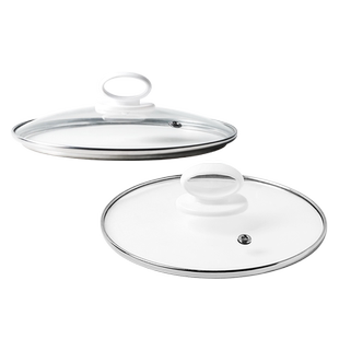 适配美的XZE1604电煮锅电热锅17cm钢化玻璃盖子炒锅不粘锅盖配件