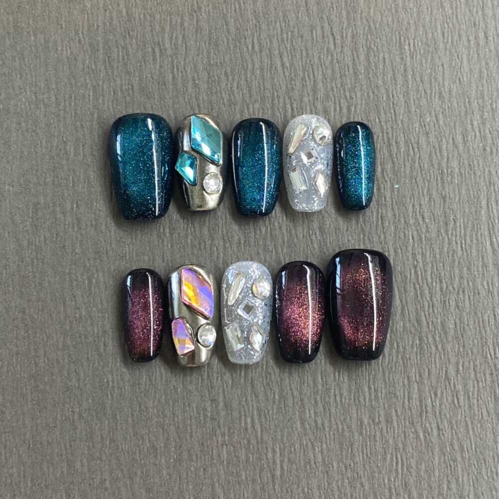 sissicat手工穿戴甲秋冬新款显白