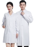 Мужской летний белый халат, химическая униформа медсестры