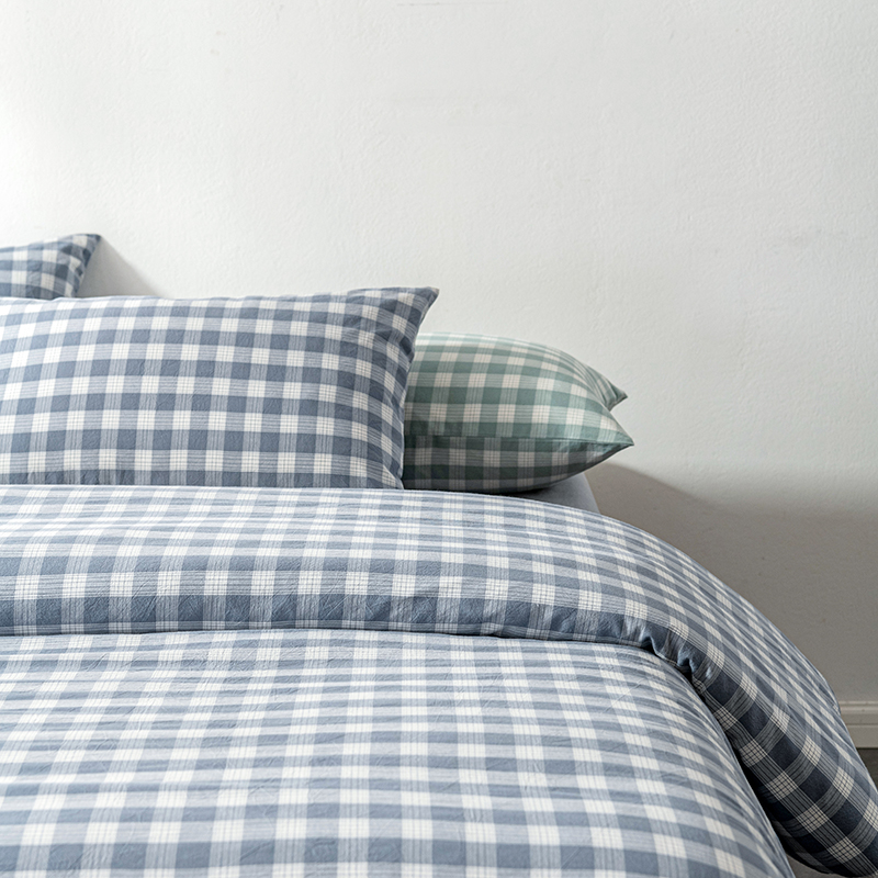 定做全棉被套纯棉水洗棉被罩日式