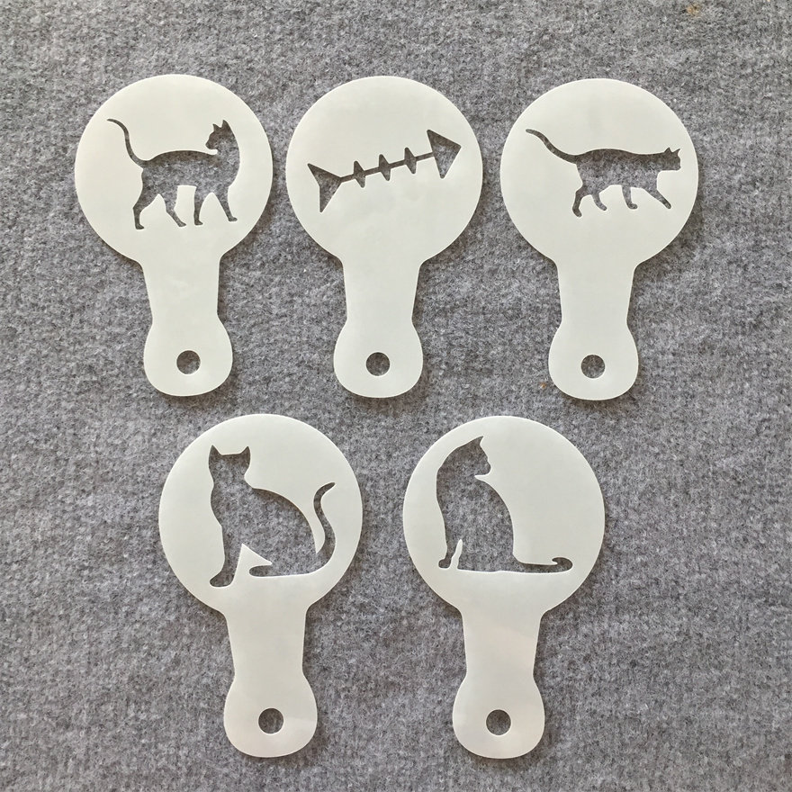 新款儿童涂鸦绘画图形贺卡制作镂空模板绘画辅助尺喷漆墙绘模板