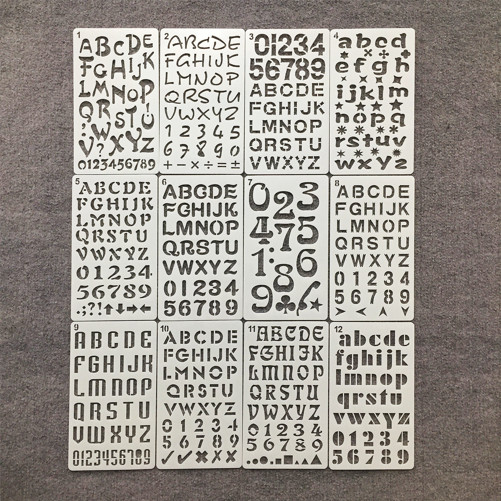 아마존 알파벳 손 계정 중공 그림 템플릿 어린이 미술 낙서 그리기 보조 손 계정 지불 템플릿