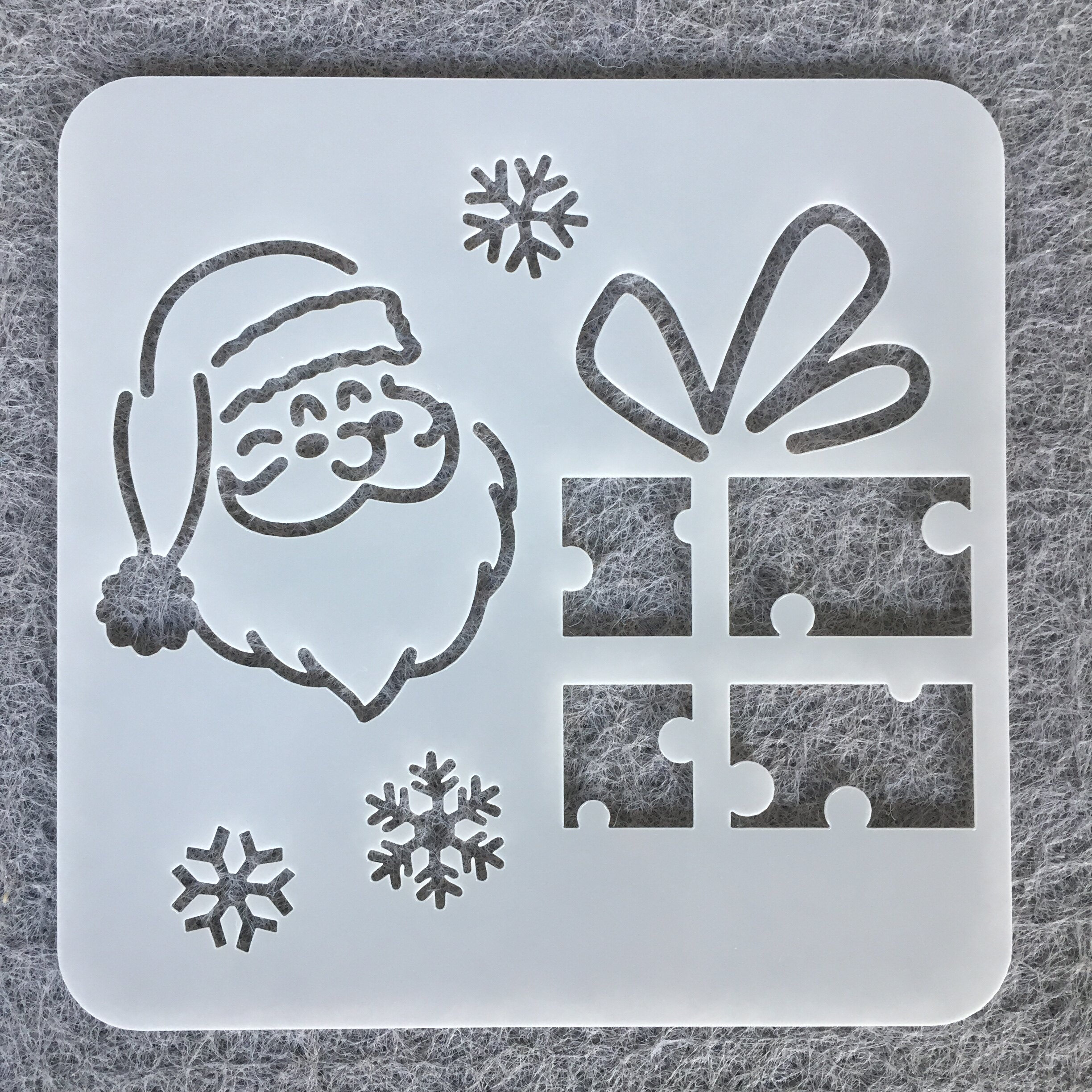 새로운 메리 크리스마스 크리스마스 템플릿 AMAZON의 베스트셀러 휴일 잉크젯 그림 템플릿