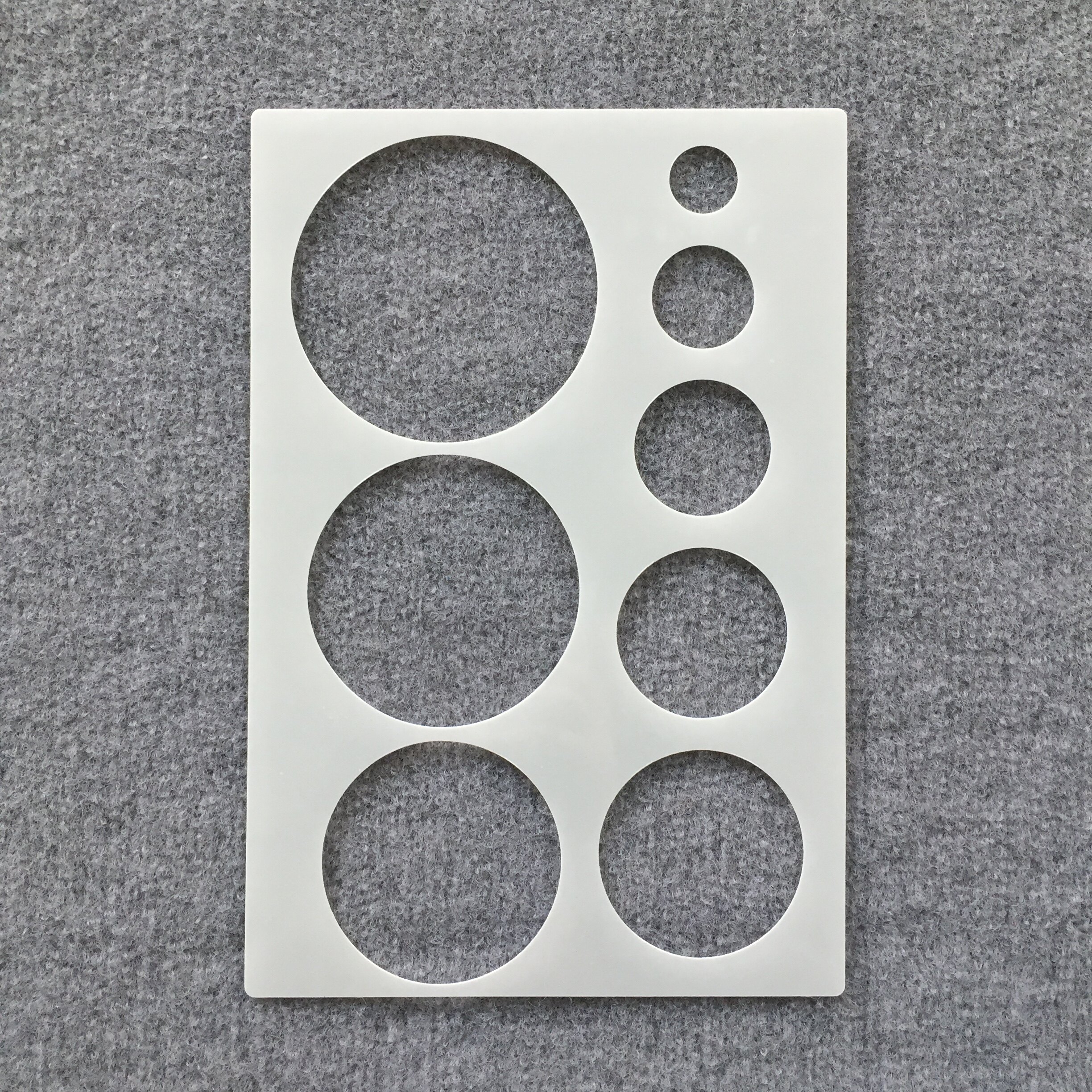 새로운 창조적 인 기하학적 그림 중공 템플릿 어린이 보조 장식 잉크젯 그림 템플릿 눈금자