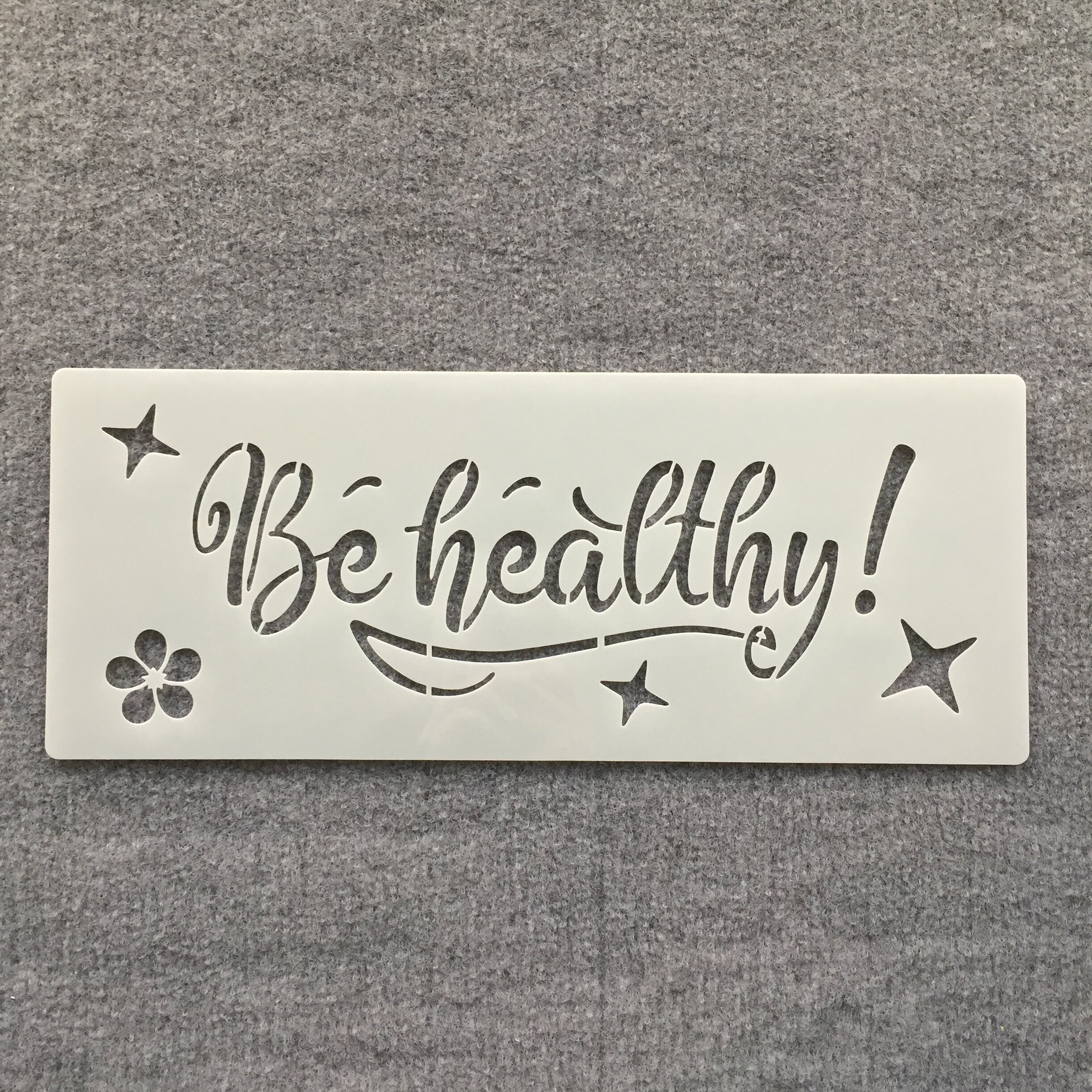 국경 간 새로운 영어 편지 인사말 카드 생산 중공 예술 그림 템플릿 스프레이 벽화 패턴 조각 템플릿