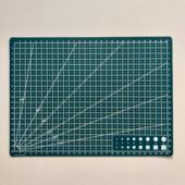 A4模型切割垫板橡皮章刻度板美工雕刻刀板刻书考试粘土切割板工具