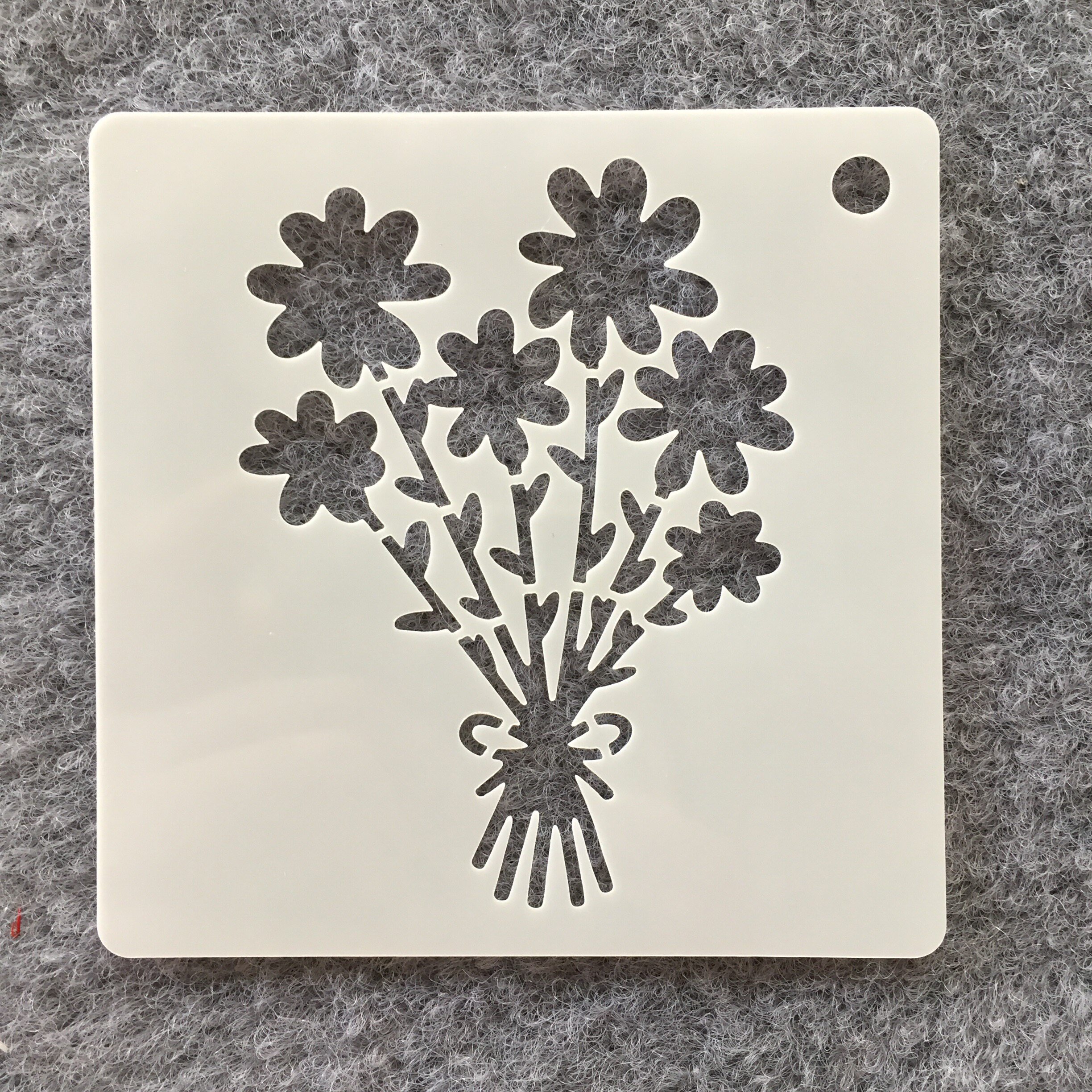 새로운 꽃 그림 템플릿 케이크 비스킷 스프레이 그림 용품 커피 라떼 아트 보조 중공 드로잉 보드