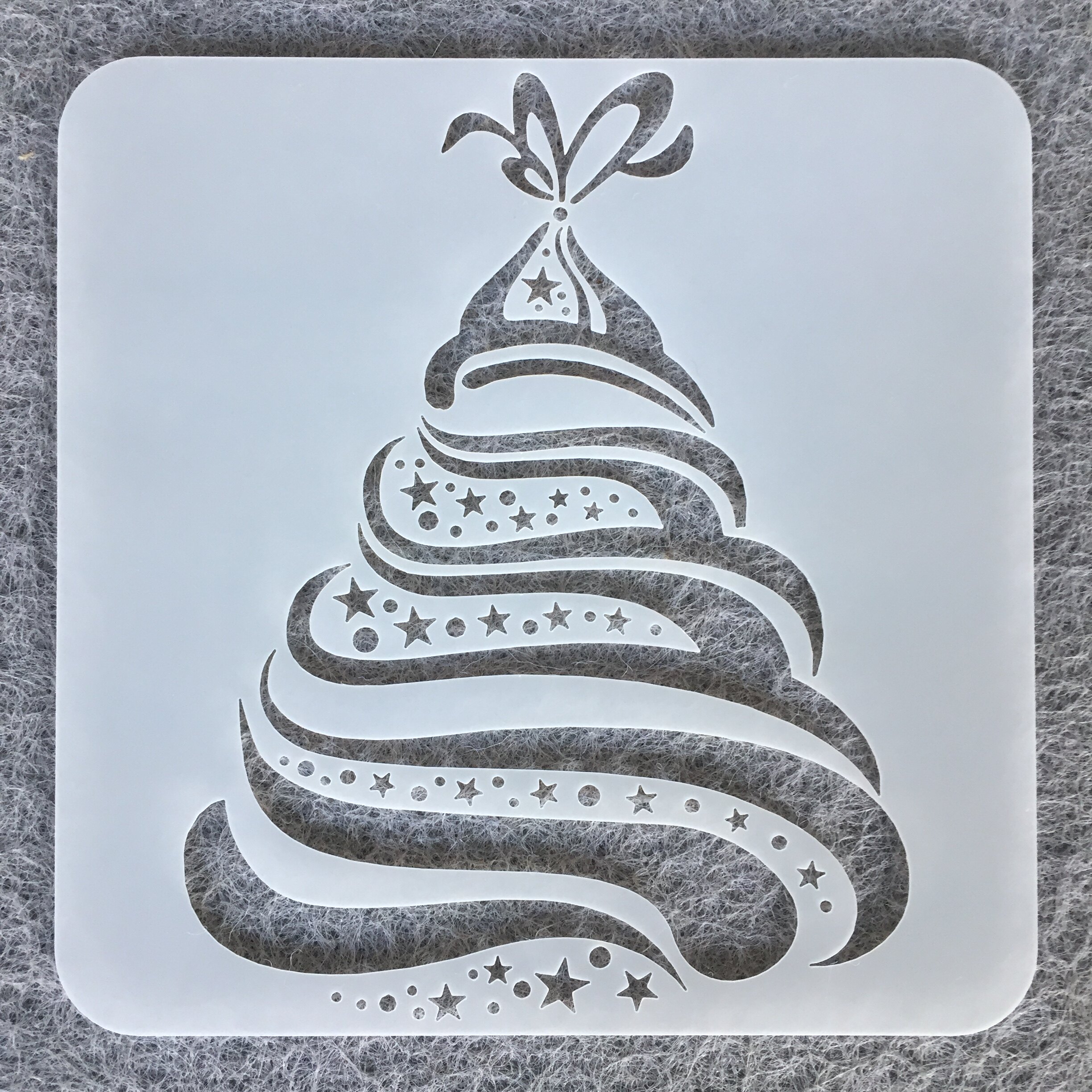 새로운 메리 크리스마스 크리스마스 템플릿 AMAZON의 베스트셀러 휴일 잉크젯 그림 템플릿