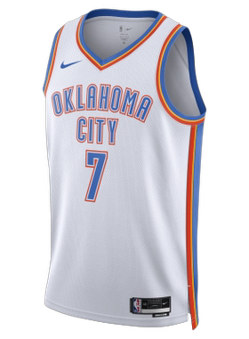 NIKE耐克切特霍姆格伦OKC雷霆联盟限定SW球衣背心DN2088-102