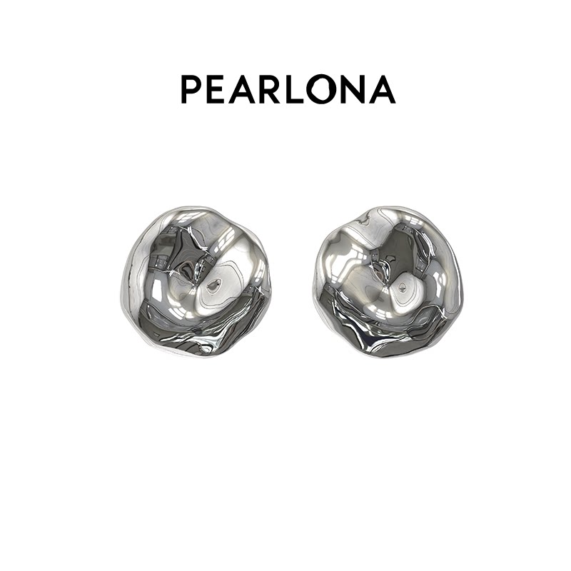 PEARLONA23年新品危险花园幻境蘑菇巴洛克珍珠亚稀褶菇女士耳环